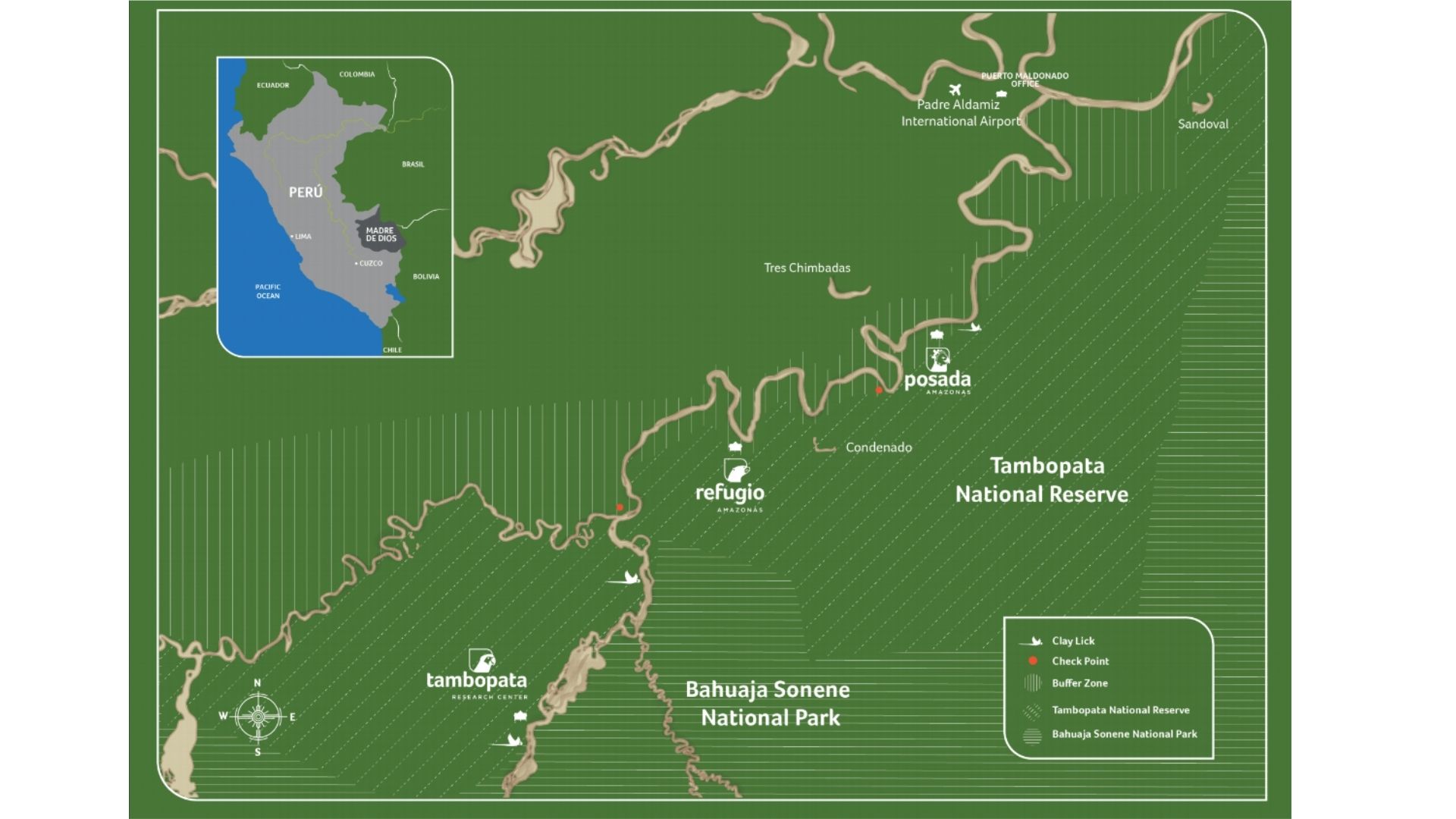 Rainforest Expeditions MAPA